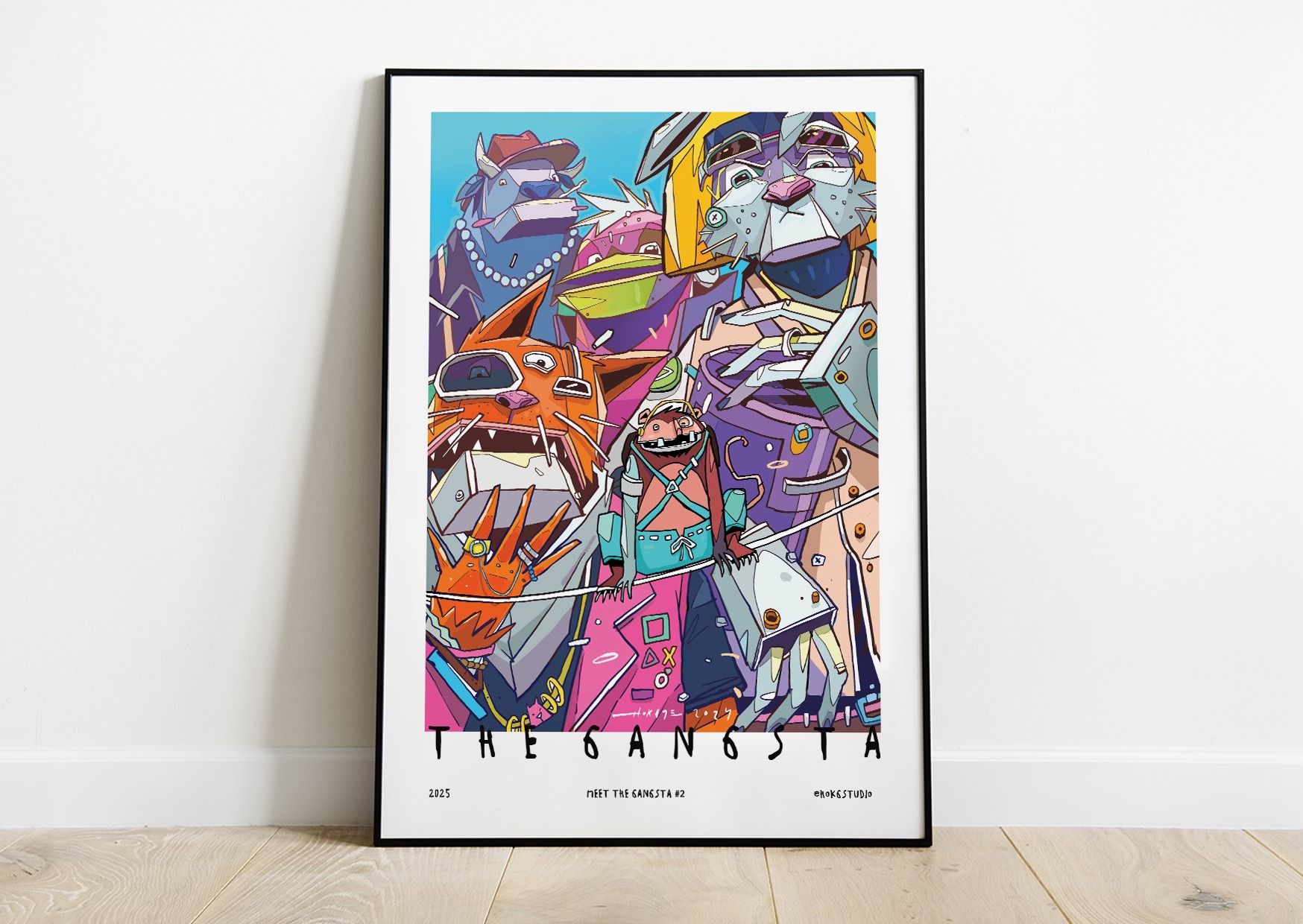 Anime Art Print Frameblock Poster by Arief Hadinata