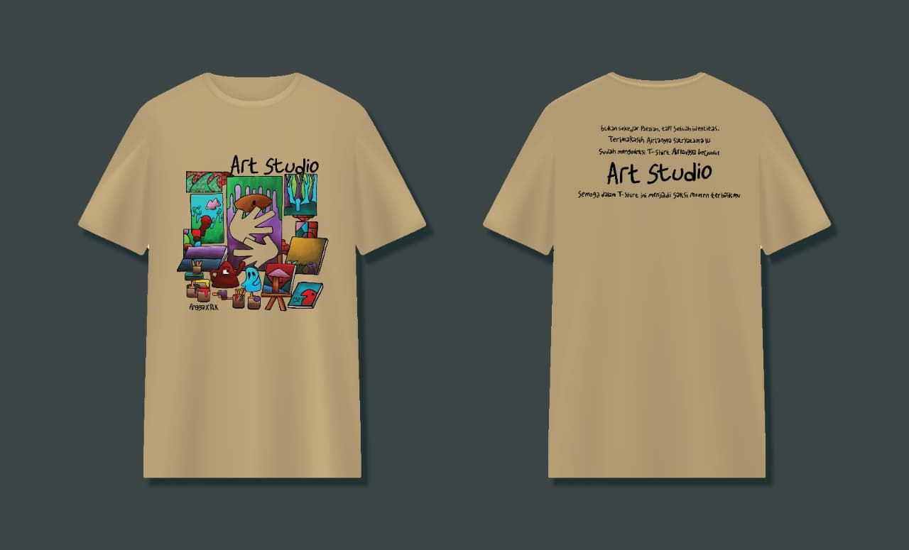 OFFICIAL T-SHIRT UNSPOKEN EXHIBITION A Solo Exhibition by Airlangga Satryatama Wisnumurti