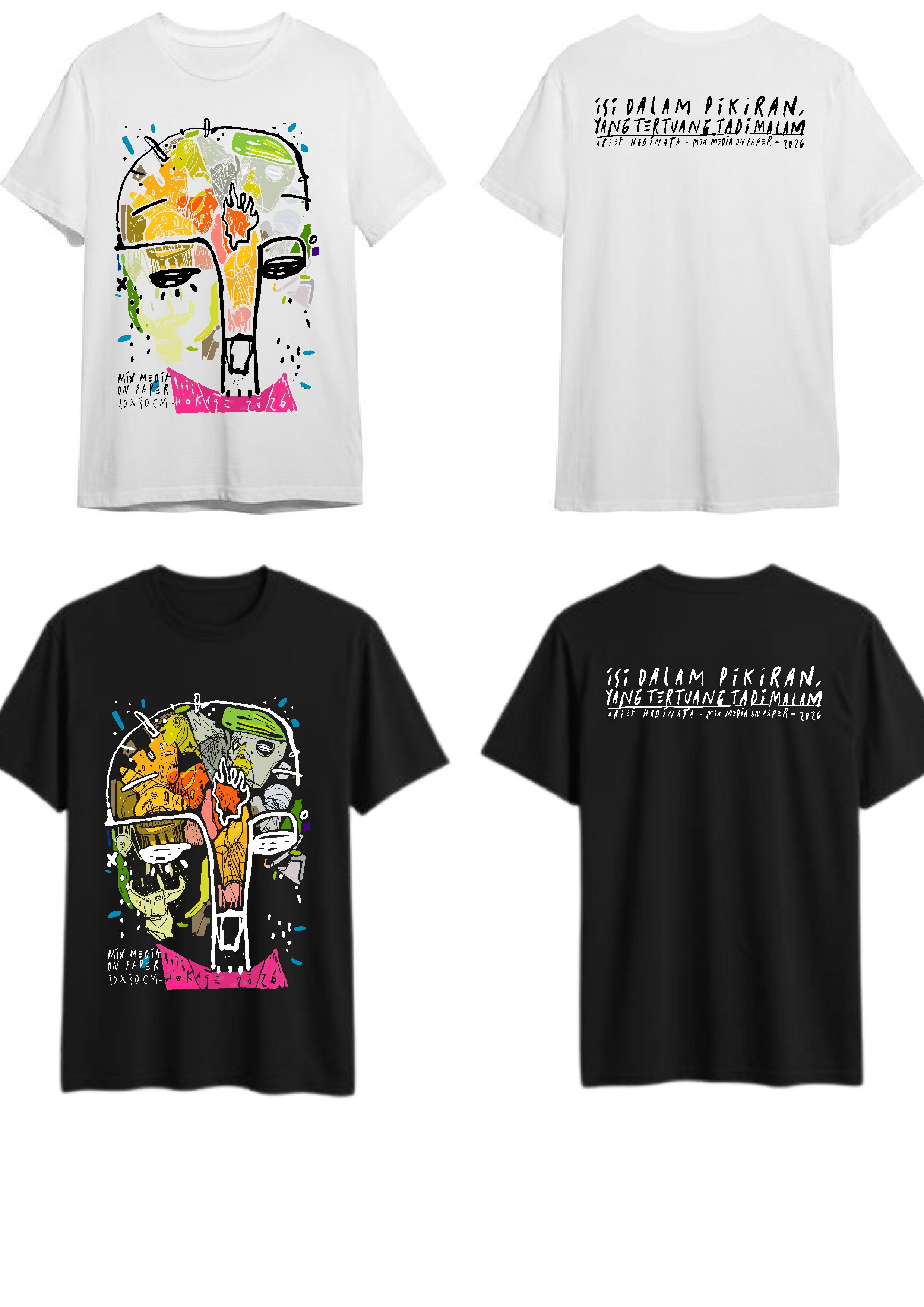 OFFICIAL T-SHIRT BREAK THE LOOPS EXHIBITION A Solo Exhibition by Arief Hadinata