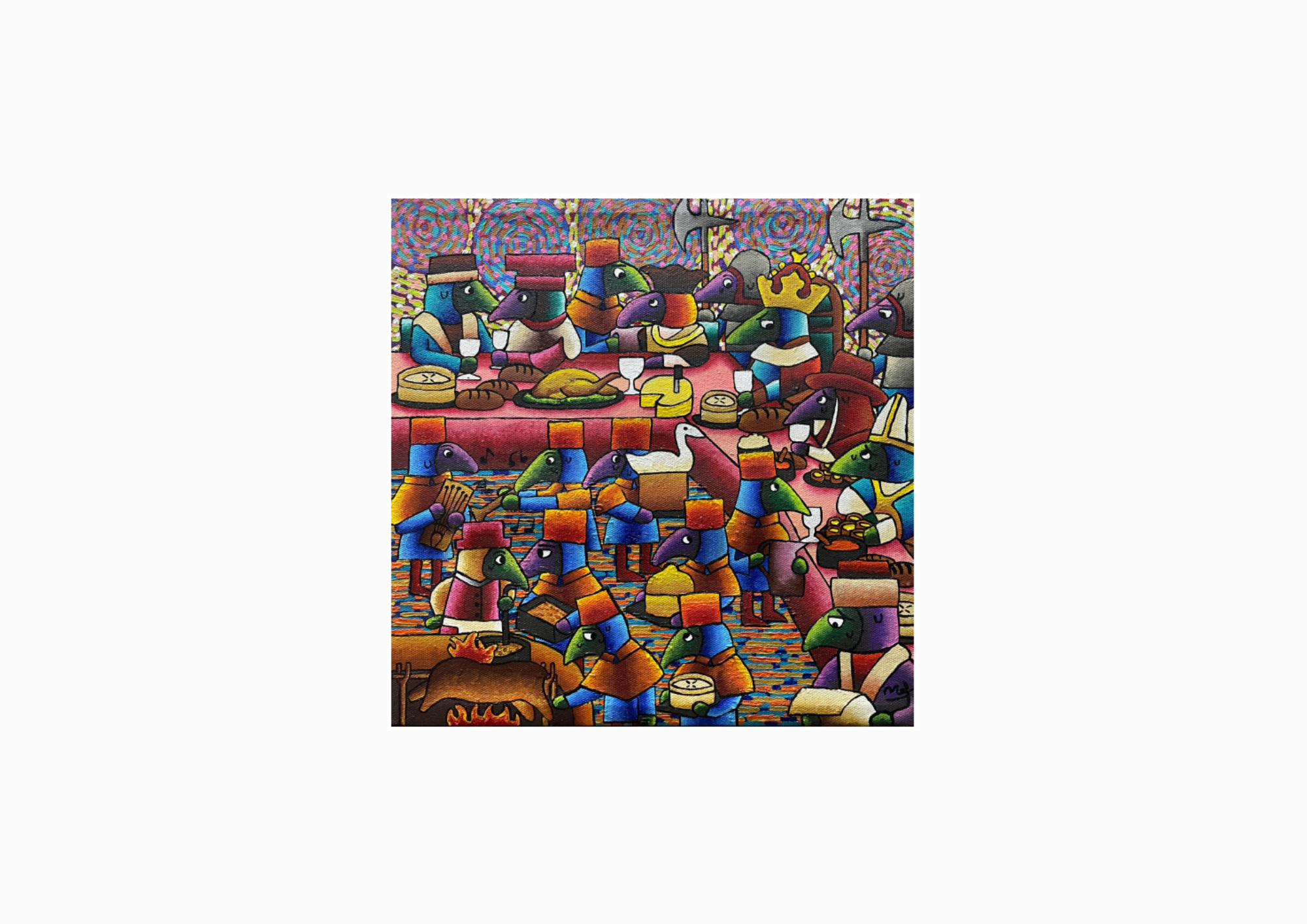 Pesta Megah dan Kegelisahan Sang Raja: Mengenal "A Medieval Feasting"